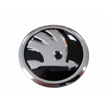 SKODA ΣΗΜΑ 90mm ΜΑΥΡΟ/ΧΡΩΜΙΟ