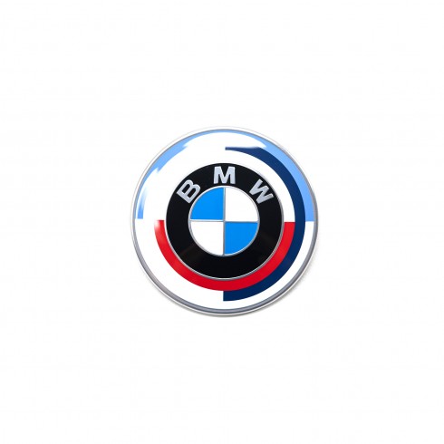 ΣΗΜΑ BMW SERIES 5/6 Z4/F10/F11/F06/F07/E63 '50TH ANNIVERSARY' 82MM 2 ΤΡΥΠΕΣ