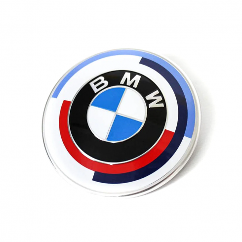 BMW ΣΕΙΡΑ 1/2/8/X5 F44/G14/F91/F40/F20/F21/F22 ΣΗΜΑ '50TH ANNIVERSARY' 82mm ME 3 ΤΡΥΠΕΣ BMW ΣΕΙΡΑ 1/2/8/X5 F44/G14/F91/F40/F20/F21/F22 ΣΗΜΑ '50TH ANNIVERSARY' 82mm ME 3 ΤΡΥΠΕΣ