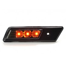 BMW E36/E34 '91-'96  ΦΛΑΣ ΦΤΕΡΟΥ LED ΣΕΤ - ΜΑΥΡΑ