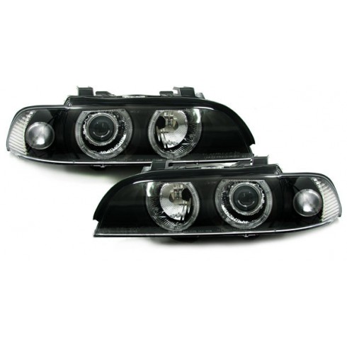 BMW E39 '95-'00 ΕΜΠΡΟΣ ΦΑΝΑΡΙΑ ANGEL EYES - ΜΑΥΡΑ BMW E39 '95-'00 ΕΜΠΡΟΣ ΦΑΝΑΡΙΑ ANGEL EYES - ΜΑΥΡΑ