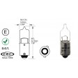 BAX9S ΛΑΜΠΑ ΑΛΟΓΟΝΟΥ 12V/6W , ΤΕΜΑΧΙΟ