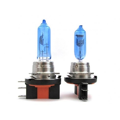 H15 ΛΑΜΠΕΣ ΤΥΠΟΥ XENON, 12V/15/55W,  SUPER WHITE, SET
