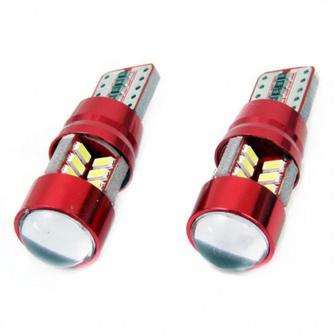 T10 LED ΛΑΜΠΑ 27 SMD CANBUS 6000K - ΛΕΥΚΟ