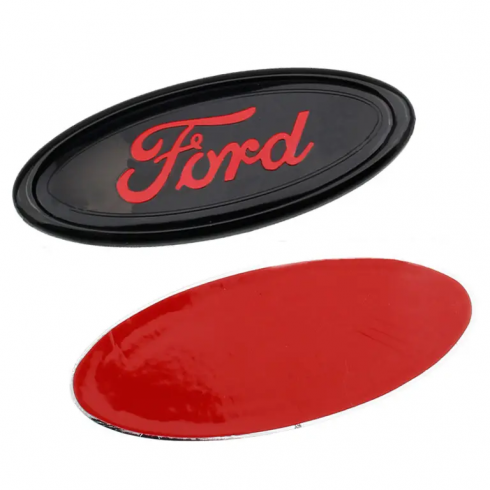 FORD ΣΗΜΑ 11.5cm x 4.5cm, ΜΑΥΡΟ/ΚΟΚΚΙΝΟ, ΤΕΜΑΧΙΟ