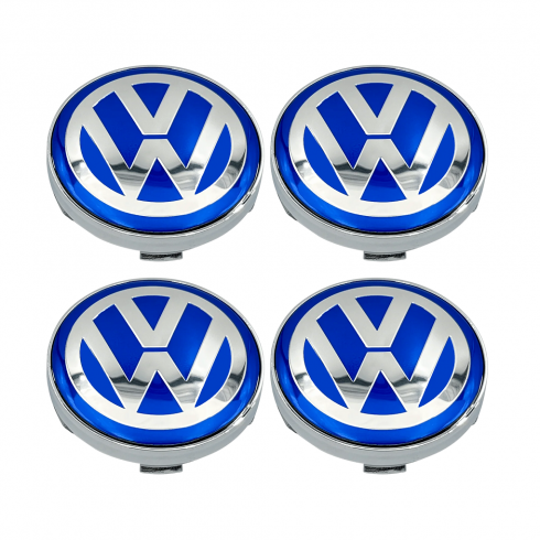 VOLKSWAGEN ΚΑΠΑΚΙΑ ΚΕΝΤΡΟΥ ΖΑΝΤΑΣ 60x58mm, ΜΠΛΕ/ΑΣΗΜΙ, 4 ΤΕΜΑΧΙΑ VOLKSWAGEN ΚΑΠΑΚΙΑ ΚΕΝΤΡΟΥ ΖΑΝΤΑΣ 60x58mm, ΜΠΛΕ/ΑΣΗΜΙ, 4 ΤΕΜΑΧΙΑ