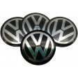 VOLKSWAGEN ΑΥΤΟΚΟΛΛΗΤΑ ΚΕΝΤΡΟΥ ΖΑΝΤΑΣ 56mm, ΜΑΥΡΑ, 4ΤΕΜΑΧΙΑ