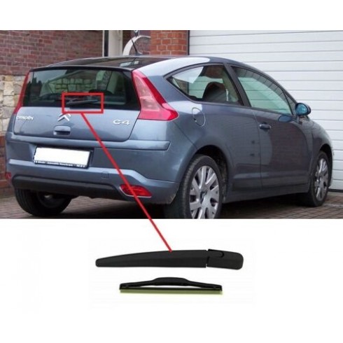 CITROEN C4 04-11 ΥΑΛΟΚΑΘΑΡΙΣΤΗΡΑΣ ΠΙΣΩ ΜΕ ΜΠΡΑΤΣΟ 3Π 175mm 