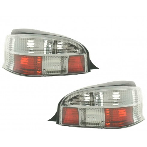 CITROEN SAXO '96-'04 ΠΙΣΩ ΦΑΝΑΡΙΑ ΣΕΤ ΛΕΥΚΑ