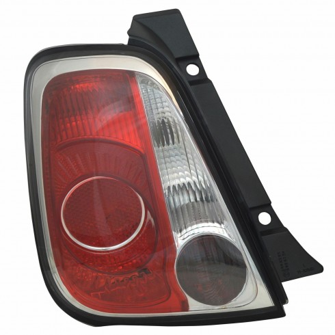 FIAT 500 07-15 ΦΑΝΟΣ ΠΙΣΩ  (SPORT) (ΜΑΥΡΟ ΠΛΑΙΣΙΟ)  - ΑΡΙΣΤΕΡΟ 