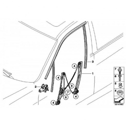 FORD FIESTA 08-12  3ΠΟΡΤΟ ΓΡΥΛΛΟΣ ΠΑΡΑΘ. ΕΜΠ. ΗΛΕΚΤ. (Χ/ΜΟΤ) (ΕΥΡΩΠΗ) - ΟΔΗΓΟΥ