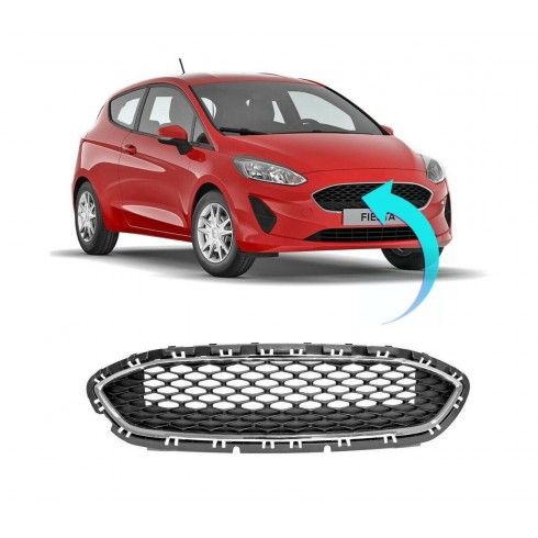 FORD FIESTA 2017-20 ΜΑΣΚΑ ΜΑΥΡΗ ΔΙΧΤΥΩΤΗ (ΧΡΩΜΙΟ ΠΛΑΙΣΙΟ) ΠΕΤΡΕΛΑΙΟ