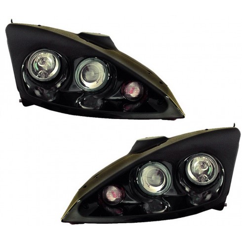 FORD FOCUS '01-'04 ΕΜΠΡΟΣ ΦΑΝΑΡΙΑ HELLA, ΜΑΥΡΑ, ΣΕΤ
