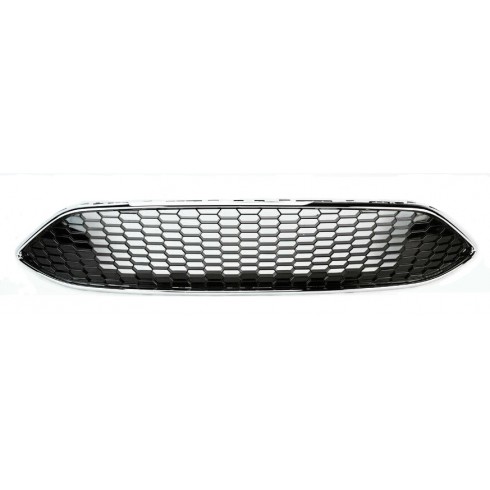 FORD FOCUS 14-18 ΜΑΣΚΑ (ΔΙΧΤΥΩΤΗ) ΜΕ ΧΡΩΜΙΟ ΠΛΑΙΣΙΟ 