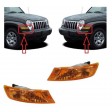 JEEP CHEROKEE (LIBERTY) 05-08 ΦΛΑΣ ΠΡΟΦΥΛ. ΕΜΠΡΟΣ - ΟΔΗΓΟΥ