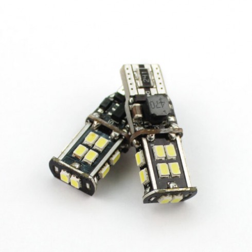 T10 CAN BUS ΛΑΜΠΕΣ LED 5 WATT,  6000K - ΛΕΥΚΟ