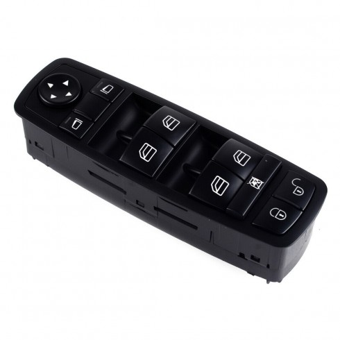 MERCEDES A CLASS (W169) 04-12 / MERCEDES B CLASS (W245) 06-11 ΔΙΑΚΟΠΤΗΣ ΠΑΡΑΘ/ΚΑΘΡ. ΕΜΠ. (Μαυρος) (Τετραπλός)(3pin)
