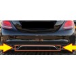 MERCEDES W205 '14-΄18 SDN/S.W. ΔΙΑΚΟΣΜΗΤΙΚΟ ΣΠΟΙΛΕΡ ΠΙΣΩ ΑΣΗΜΙ  (C63 AMG) 