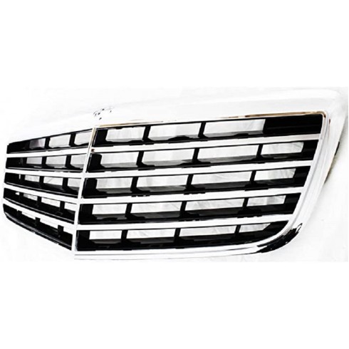 MERCEDES E CLASS (W211) 2006-09 ΜΑΣΚΑ ΧΡΩΜΙΟ-ΜΑΥΡΗ ΚΟΜΠΛΕ