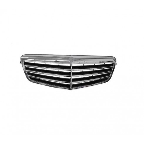 MERCEDES E CLASS (W212) 09-13 ΜΑΣΚΑ ΧΡΩΜΙΟ/ΜΑΥΡΗ (AVANTGARDE) 