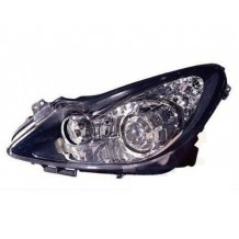OPEL CORSA D '06-'11 ΦΑΝΟΣ ΕΜΠΡΟΣ ΕΞΥΠΝΟ ΜΑΥΡΟ (VALEO) ΟΔΗΓΟΥ