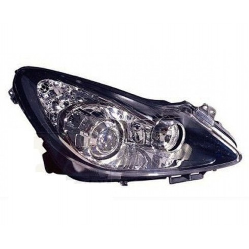 OPEL CORSA D '06-'11 ΦΑΝΟΣ ΕΜΠΡΟΣ ΕΞΥΠΝΟ ΜΑΥΡΟ (VALEO) ΣΥΝΟΔΗΓΟΥ