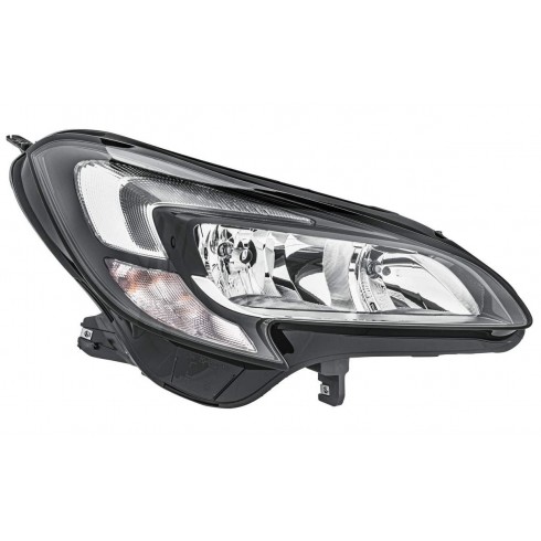 OPEL CORSA E 15-19 HELLA ΦΑΝΟΣ ΕΜΠΡΟΣ ΗΛ. (H7/H7) ΜΕ ΦΩΣ ΗΜΕΡΑΣ LED - ΣΥΝOΔΗΓΟΥ