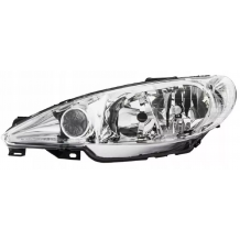 PEUGEOT 206 '03-'06 ΦΑΝΟΣ ΕΜΠΡΟΣ ΗΛΕΚΤΡΙΚΟΣ H7-H7 DEPO - ΟΔΗΓΟΥ