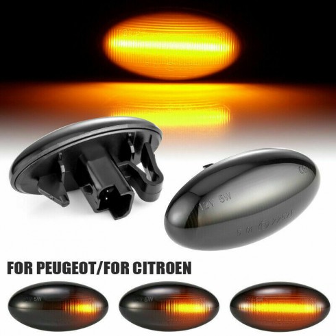 PEUGEOT 206,107,307,407,607 LED DYNAMIC ΦΛΑΣ ΦΤΕΡΟΥ ΦΙΜΕ PEUGEOT 206,107,307,407,607 LED DYNAMIC ΦΛΑΣ ΦΤΕΡΟΥ ΦΙΜΕ