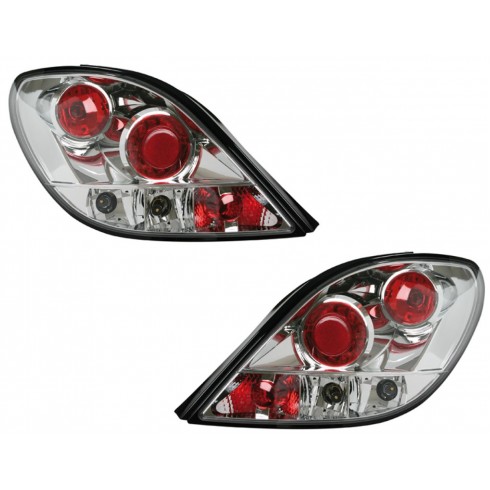 PEUGEOT 207 '06-'09 ΠΙΣΩ ΦΑΝΑΡΙΑ LEXUS STYLE ΣΕΤ  - ΧΡΩΜΙΟ