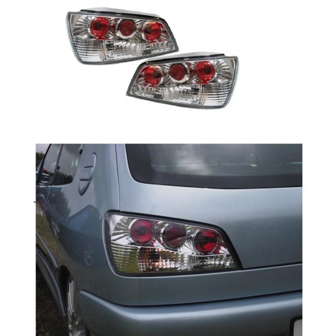PEUGEOT 306 '93-'97 ΠΙΣΩ ΦΑΝΑΡΙΑ LEXUS STYLE ΣΕΤ  - ΧΡΩΜΙΟ