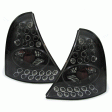RENAULT CLIO '98-'05 ΠΙΣΩ ΦΑΝΑΡΙΑ LED, ΜΑΥΡΑ, ΣΕΤ