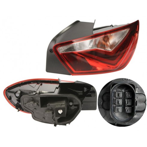 SEAT IBIZA '08-'17 ΦΑΝΟΣ ΠΙΣΩ VALEO (3Π) ΣΥΝΟΔΗΓΟΥ LED