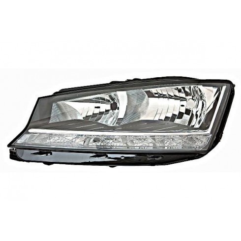 SKODA FABIA '18-'21 ΦΑΝΟΣ ΕΜΠΡΟΣ (Η7/Η7) ΜΕ ΦΩΣ ΗΜΕΡΑΣ LED (DEPO) ΟΔΗΓΟΥ