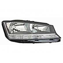 SKODA FABIA '18-'21 ΦΑΝΟΣ ΕΜΠΡΟΣ (Η7/Η7) ΜΕ ΦΩΣ ΗΜΕΡΑΣ LED (DEPO) ΣΥΝΟΔΗΓΟΥ