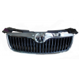 SKODA FABIA 07-10 ΜΑΣΚΑ ΜΑΥΡΗ/ΧΡΩΜΙΟ ΚΟΜΠΛΕ (ΜΕ ΧΡΩΜΙΟ ΚΑΠΩ) 