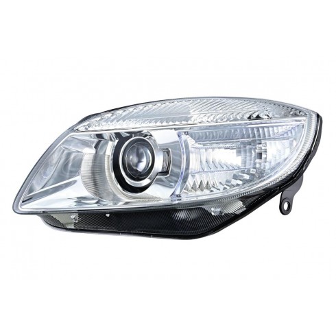 SKODA FABIA '07-'10 ΦΑΝΟΣ ΕΜΠΡΟΣ ΗΛΕΚΤΡΙΚΟΣ ΜΕ ΦΩΣ ΣΤΡΟΦΗΣ (H7) (HELLA) ΟΔΗΓΟΥ