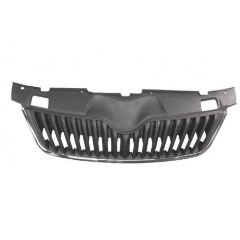 SKODA FABIA 10-14 ΜΑΣΚΑ ΜΑΥΡΗ ΜΕ ΧΡΩΜΙΟ ΚΑΤΩ 