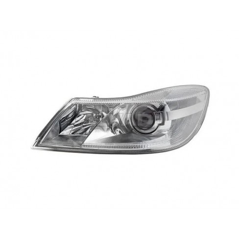 SKODA OCTAVIA 5 '08-'13 ΦΑΝΟΣ ΕΜΠΡΟΣ Bi-XENON ΕΞΥΠΝΟ (ΧΩΡΙΣ ΛΟΓΟΤΥΠΟ) ΟΔΗΓΟΥ HELLA