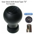 SUZUKI SWIFT '05-'10/ SX4 '06-'13 ΠΟΜΟΛΟ ΛΕΒΙΕ ΤΑΧΥΤΗΤΩΝ ΤΥΠΟΥ 'D'  5 ΤΑΧΥΤΗΤΕΣ, ΜΑΥΡΟ