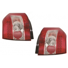 TOYOTA COROLLA '04-'06 ΠΙΣΩ ΦΑΝΑΡΙΑ LED ΚΟΚΚΙΝΟ/ΔΙΑΦΑΝΟ, ΣΕΤ