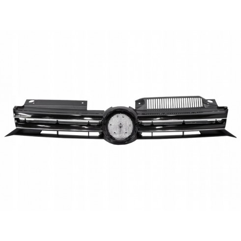 VW GOLF VI '08-'13 ΜΑΣΚΑ ΜΑΥΡΗ ΜΕ ΧΡΩΜΙΟ