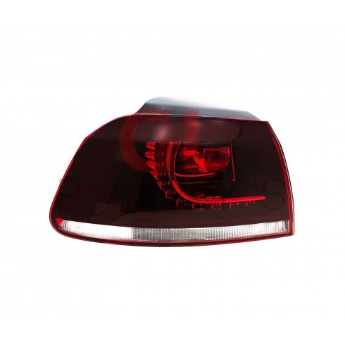 VW GOLF VI '08-'13 ΦΑΝΟΣ ΠΙΣΩ ΕΞΩ ΣΚΟΥΡΟ LED R-GTI ΟΔΗΓΟΥ