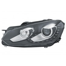 VW GOLF VI '08-'13 ΦΑΝΟΣ ΕΜΠΡΟΣ Bi-XENON ΕΞΥΠΝΟ (ΜΕ ΦΩΣ ΗΜΕΡΑΣ LED) HELLA ΟΔΗΓΟΥ