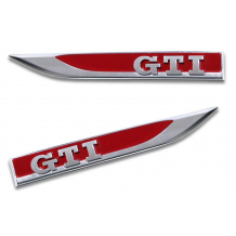 VW GOLF 7 '13-'19 GTI ΣΗΜΑΤΑ ΦΤΕΡΟΥ, ΚΟΚΚΙΝΟ, ΣΕΤ