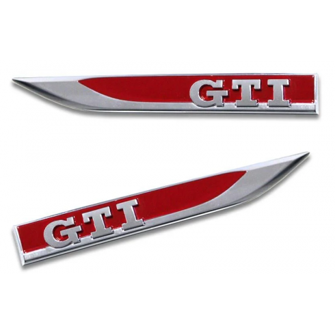 VW GOLF 7 '13-'19 GTI ΣΗΜΑΤΑ ΦΤΕΡΟΥ, ΚΟΚΚΙΝΟ, ΣΕΤ