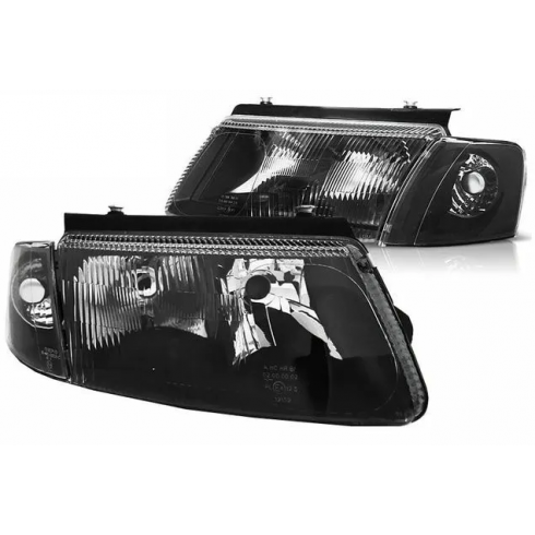 VW PASSAT '96-'99  ΕΜΠΡΟΣ ΦΑΝΑΡΙΑ ΜΕ ΦΛΑΣ, ΣΕΤ - ΜΑΥΡΑ