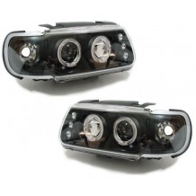 VW POLO '94-'99 ΕΜΠΡΟΣ ΦΑΝΑΡΙΑ ANGEL EYES,ΜΑΥΡΑ, ΣΕΤ
