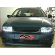 VW POLO 6N '94-'99 LED DRL LOOK ΕΜΠΡΟΣ ΦΑΝΑΡΙΑ ΧΡΩΜΙΟ, ΣΕΤ