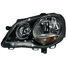 VW POLO 9N3 '05-'09 GTI ΦΑΝΟΣ ΕΜΠΡΟΣ  ΜΑΥΡO - ΟΔΗΓΟΥ